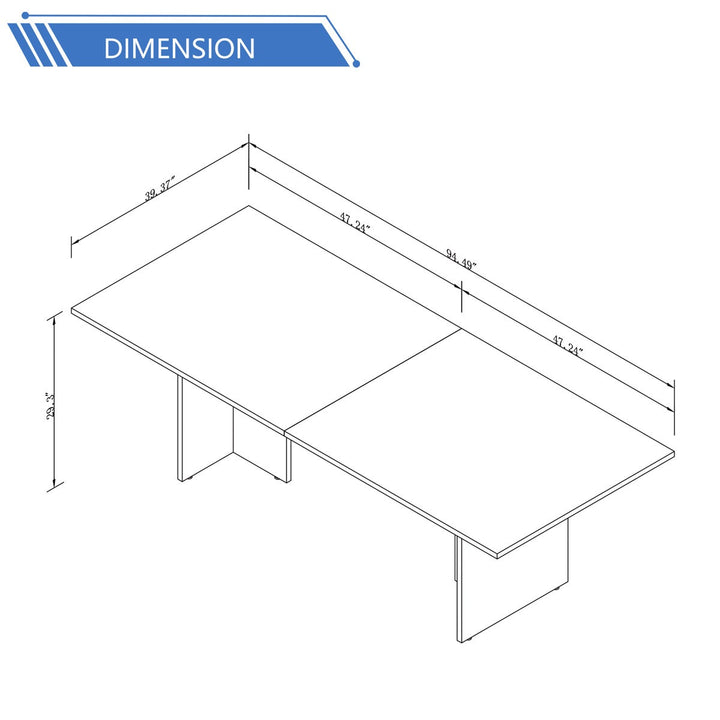 Taye Conference Table | Brown