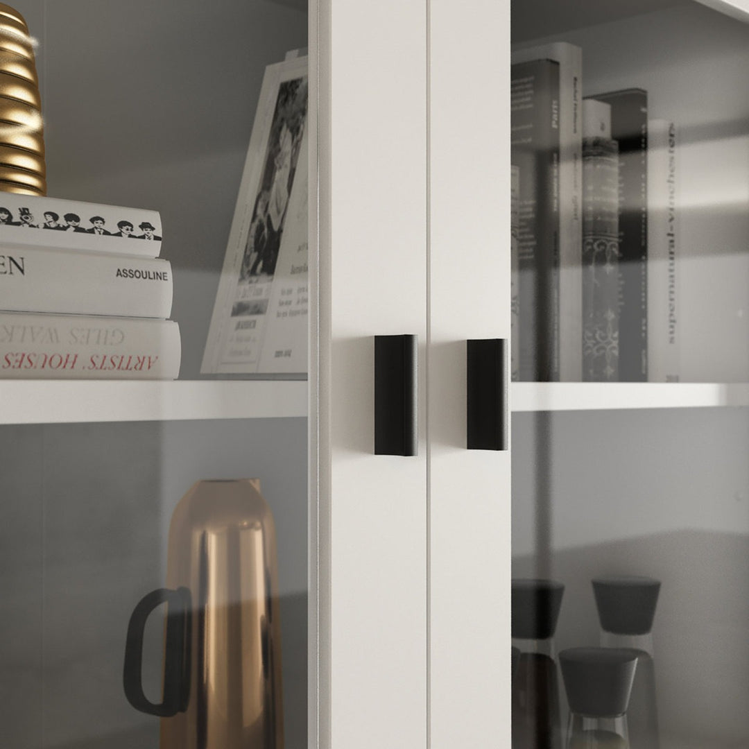 Mano Tall  Crockery Unit | White