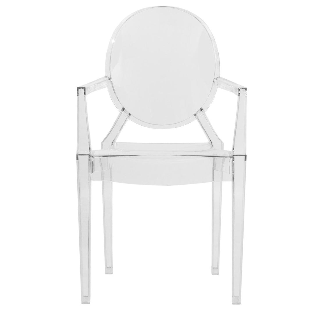 Saskia Arm Acrylic  Chair | Clear