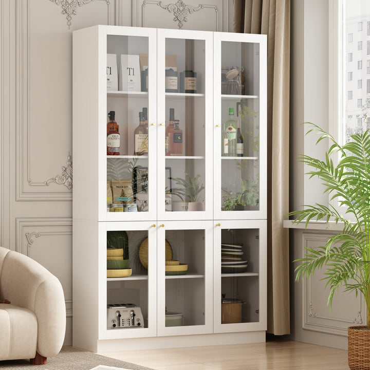 Tomo Tall Crockery Unit | White