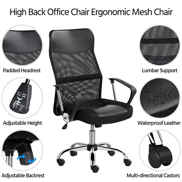 Liam Executive Office Chair | Black