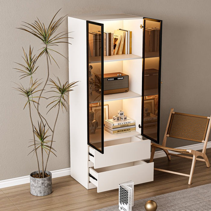 July Tall Crockery Unit | White