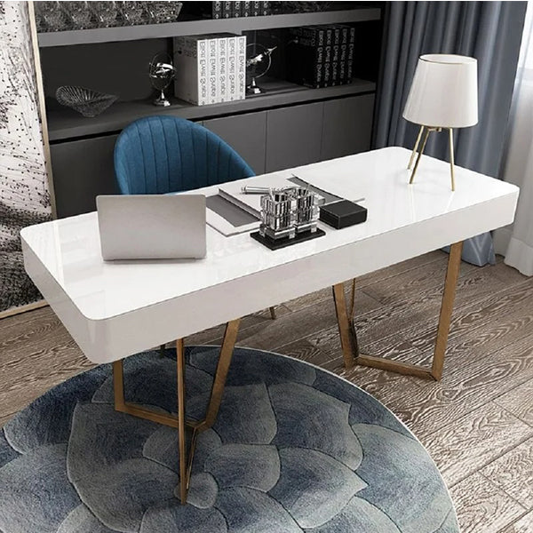 Zayn Study Table | White