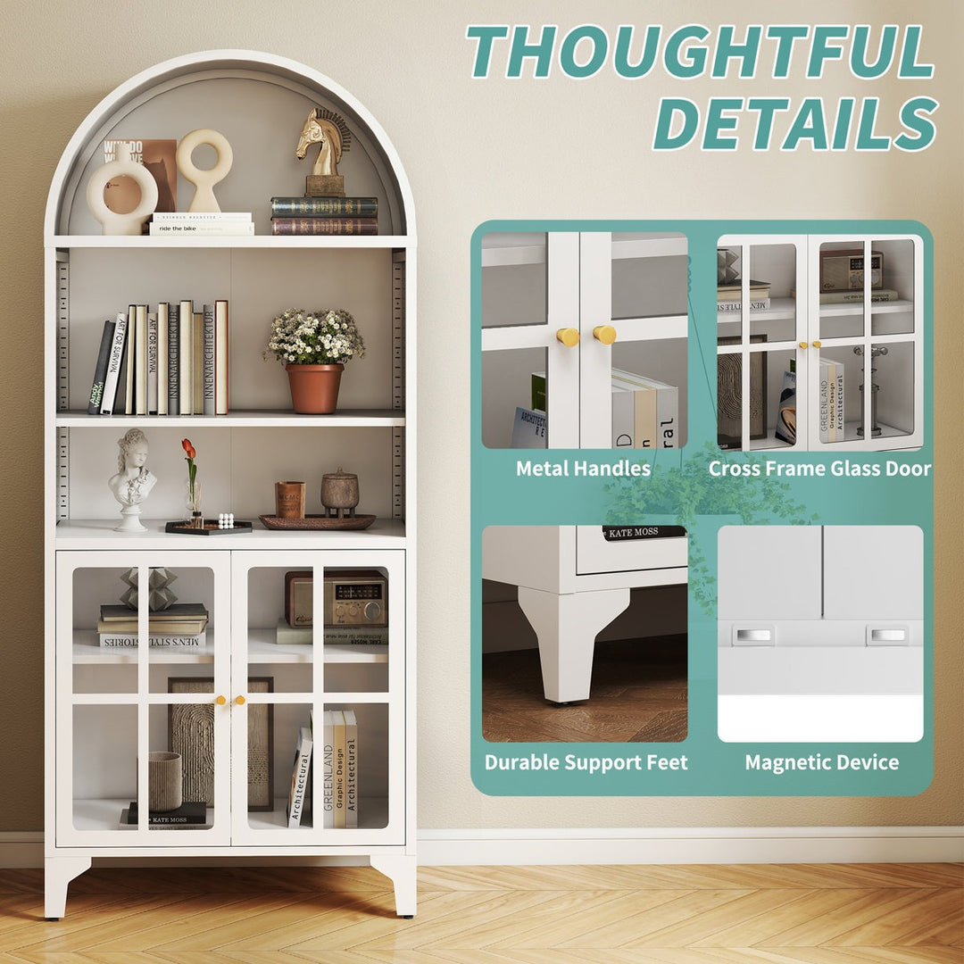 Masuru Tall Crockery Unit | White