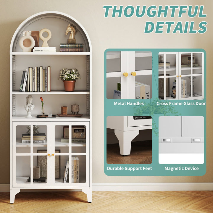 Masuru Tall Crockery Unit | White