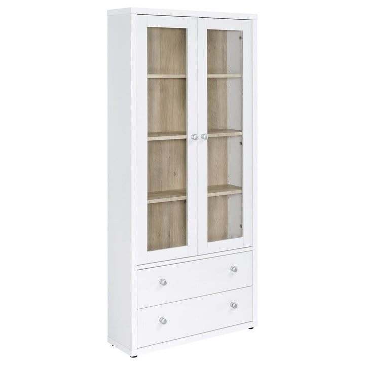 Heno Tall  Crockery Unit | White