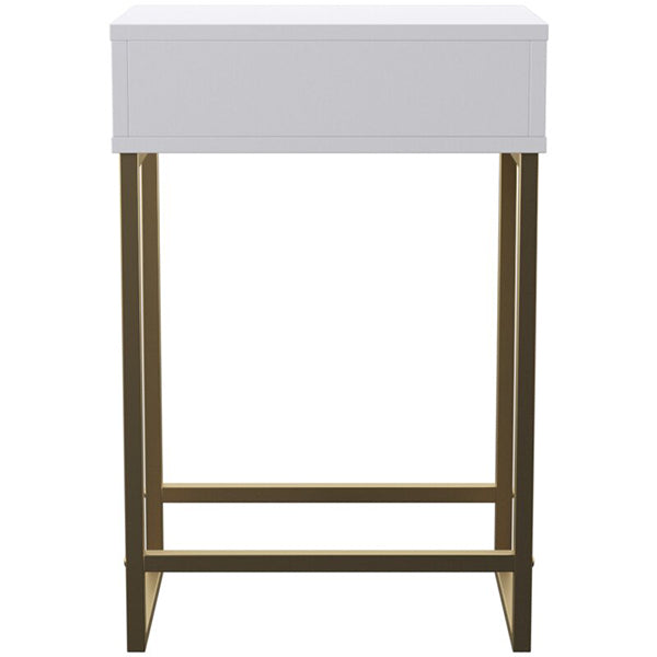 Sat End Table | White