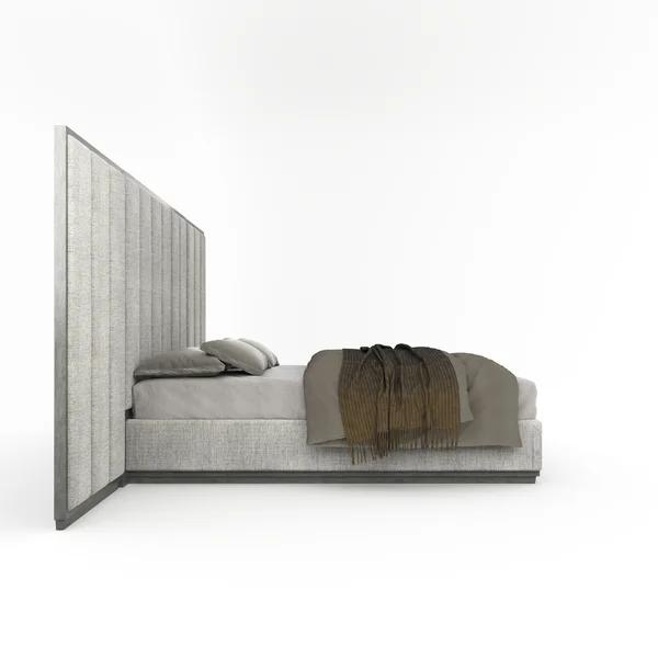 Tofu Bed Without Storage | King | Grey Fabric