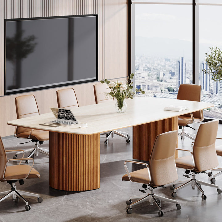 Arin Meeting Table | Beige