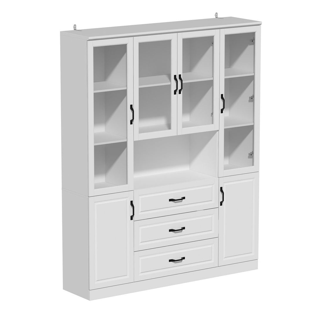 Daiki Tall Crockery Unit | White