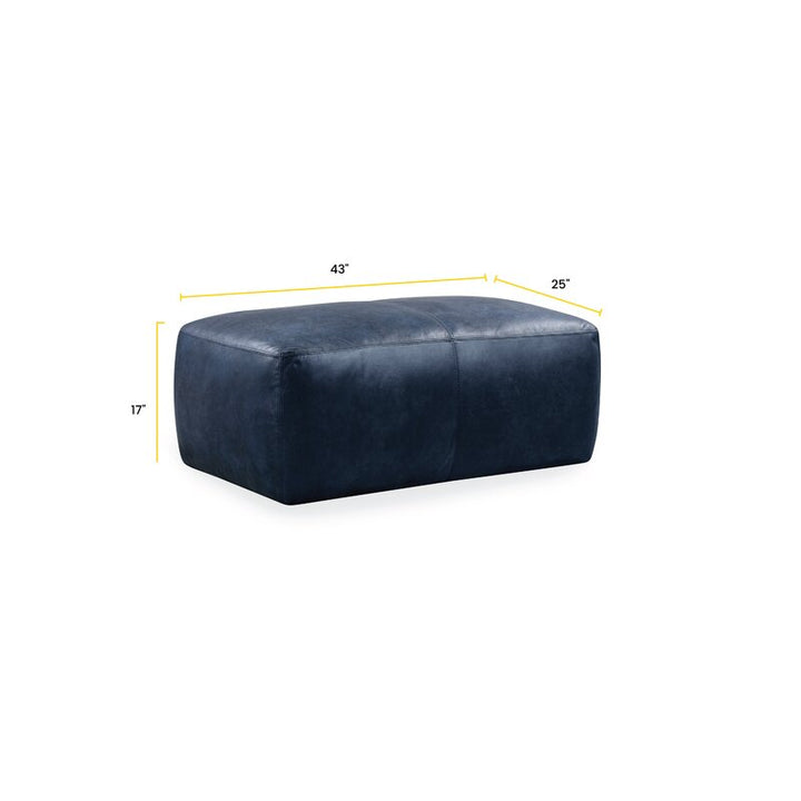 Wago Ottoman | Midnight Blue