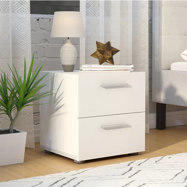 Jax Bedside Table | White