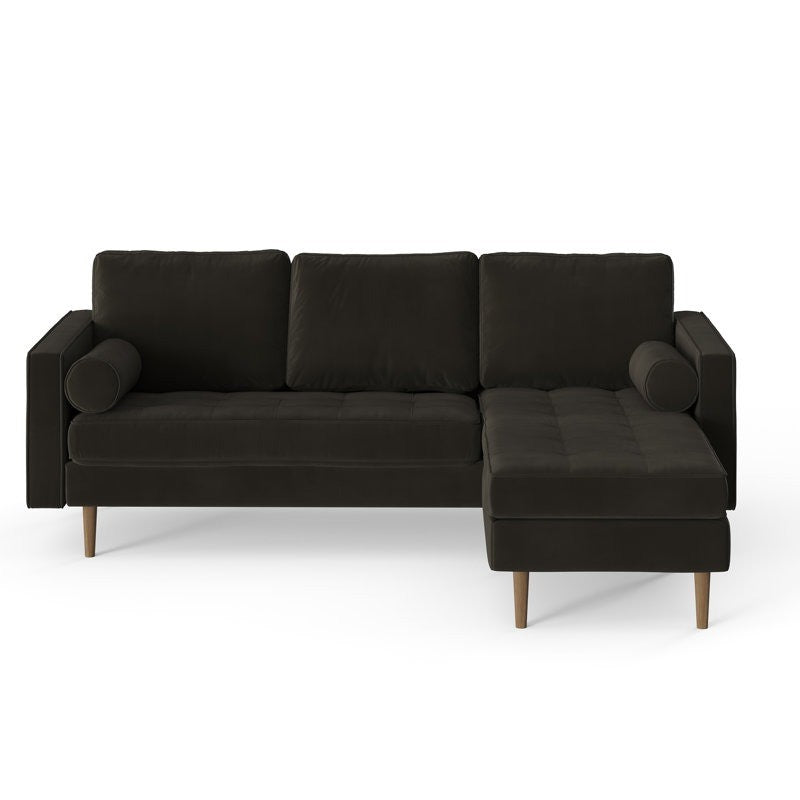 Noir L Shape Sofa | Black | Facing Right