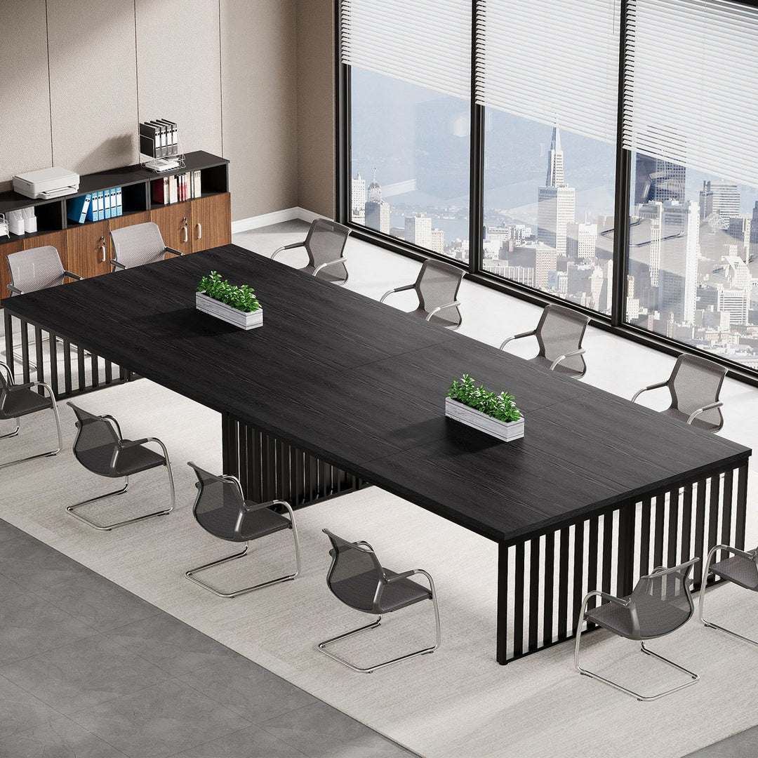 Ade Table Heera Moti Ade Meeting Table | Black