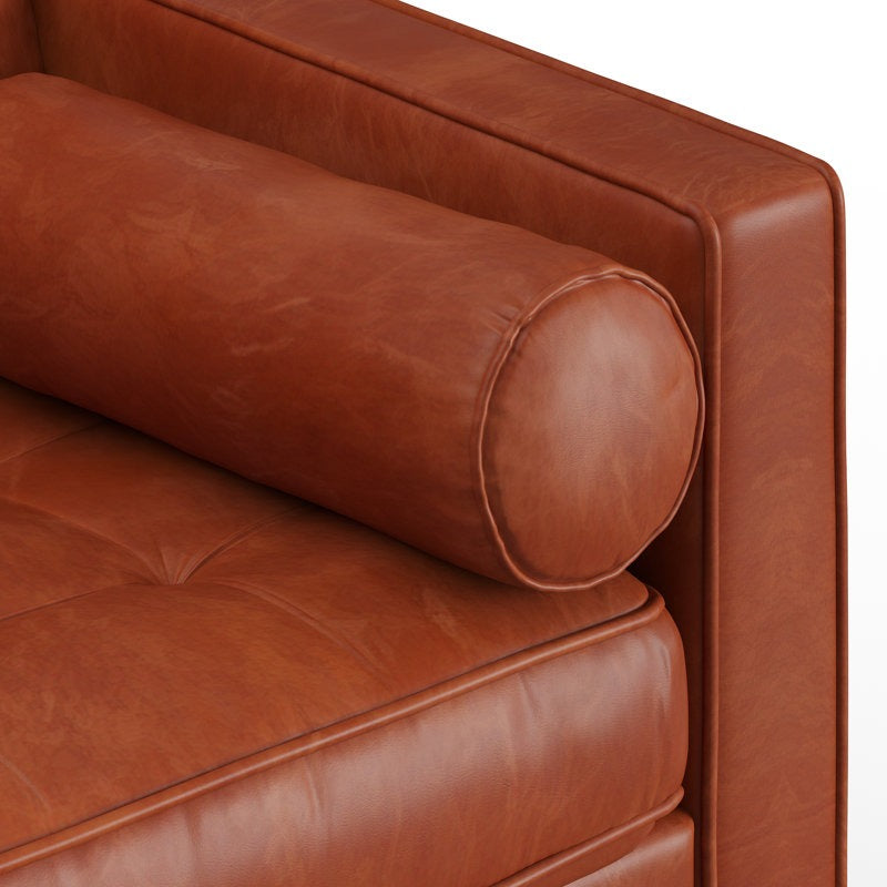 Noir L Shape Sofa | Brown | Left Facing
