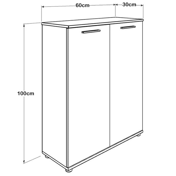 Caleb Shoe Rack | White