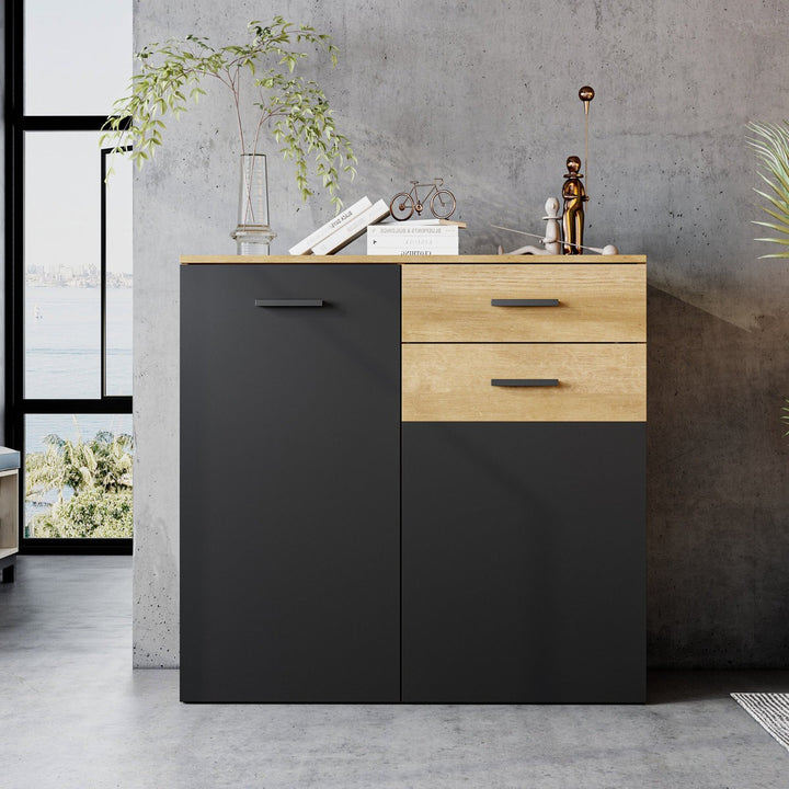 Roko Shoe Rack | Black & Beige
