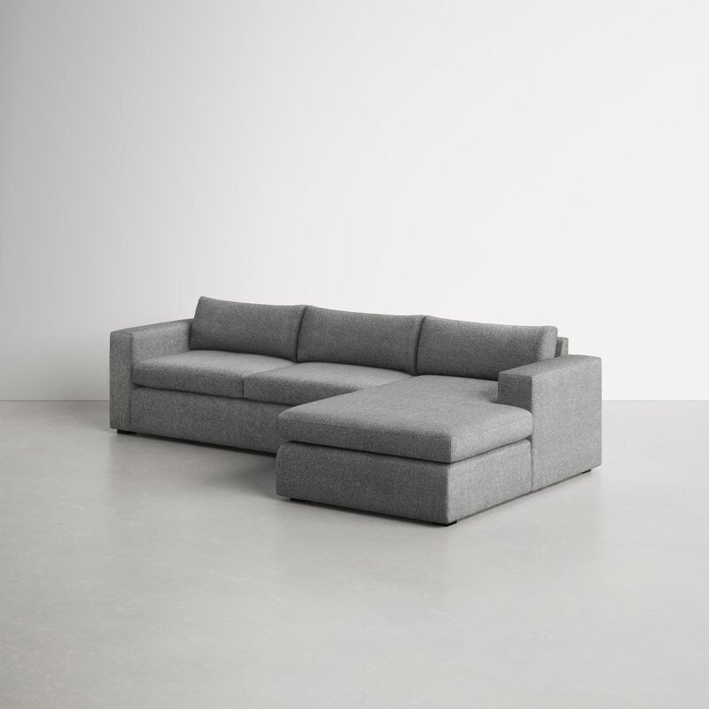 Cosmo Nest L-Shape Sofa | Grey | Right Facing