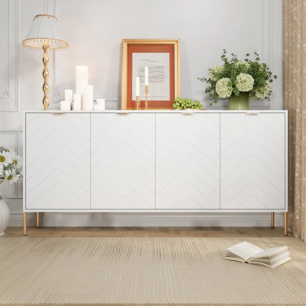 Ellis Sideboard & Cabinet | Small | White