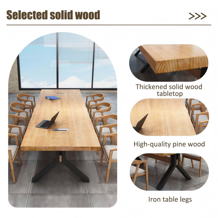 Anvay Conference table | Beige