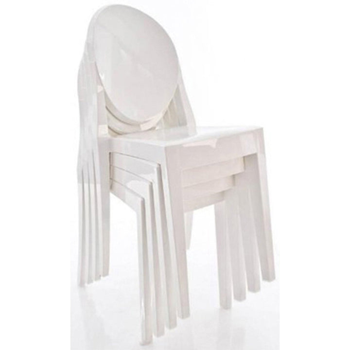 Mathilda Acrylic  Chair |  White