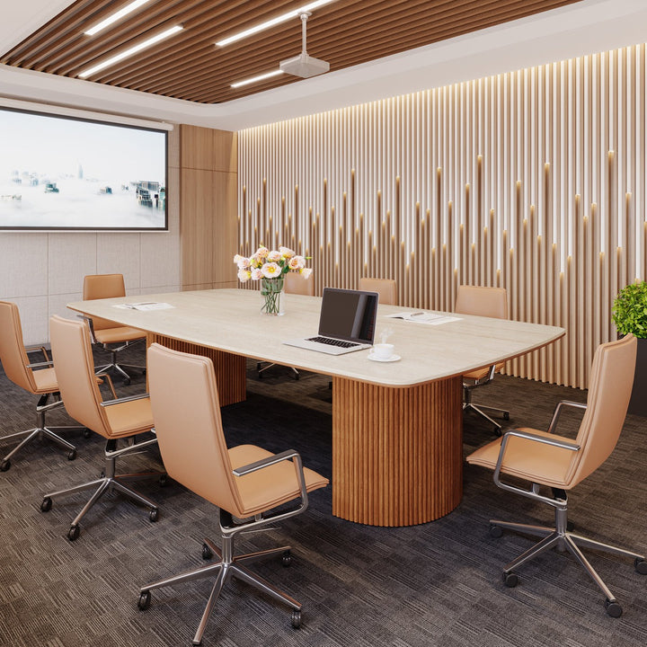Arin Meeting Table | Beige
