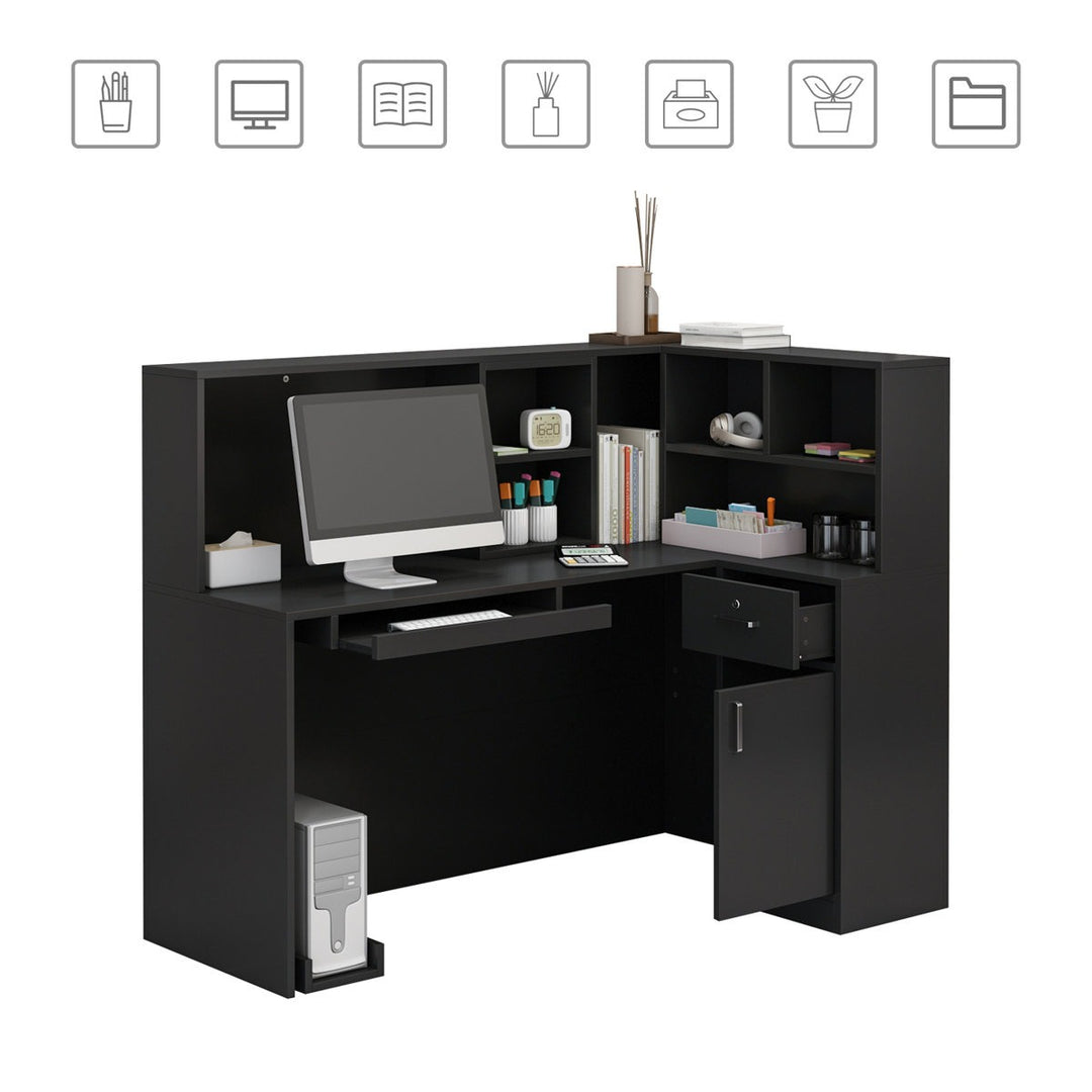Seth Reception Table | Black