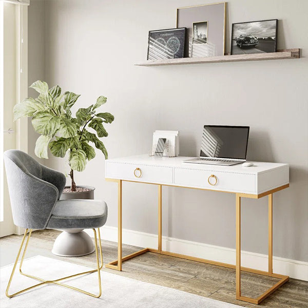 Atticus Study Table | White