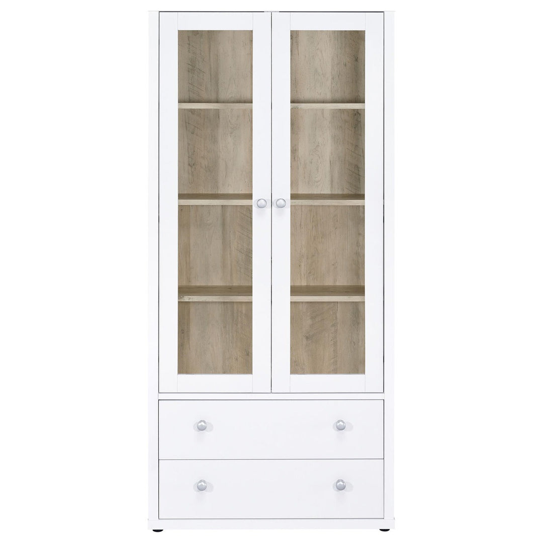Heno Tall  Crockery Unit | White