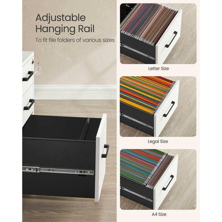 Zeal Pedestal Drawer | White