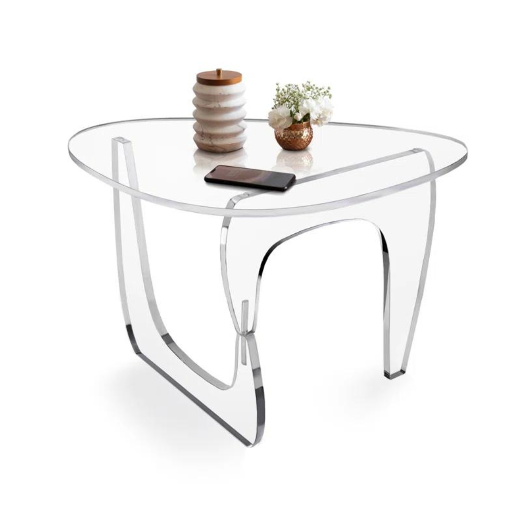 Aurora Acrylic End Table Clear Side Table
