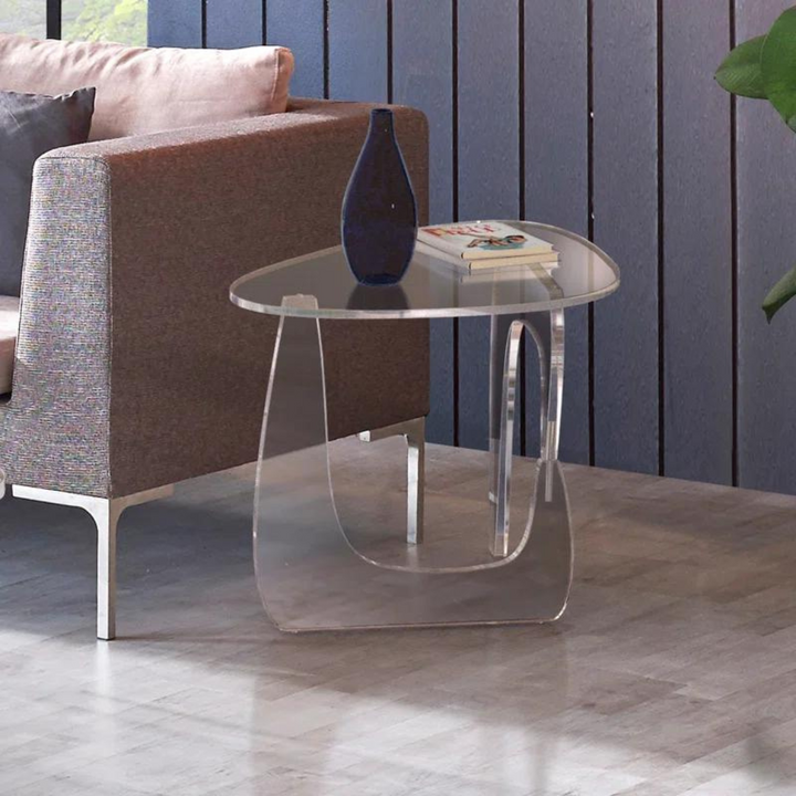 Modern Transparent Acrylic Side Table
