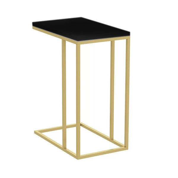 Joy End Table | Golden & Black