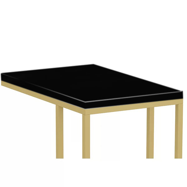 Joy End Table | Golden & Black