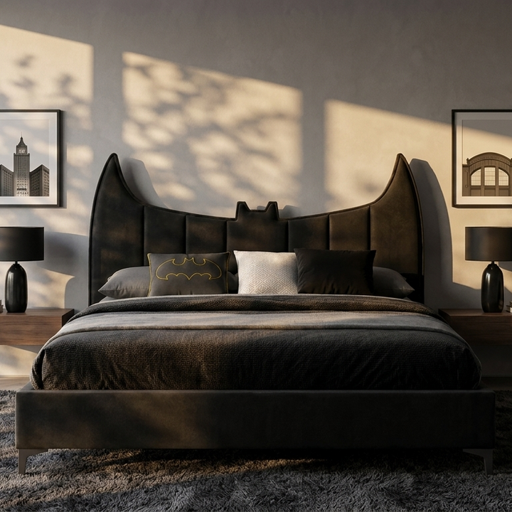 Batman Kids Bed Without Storage | King