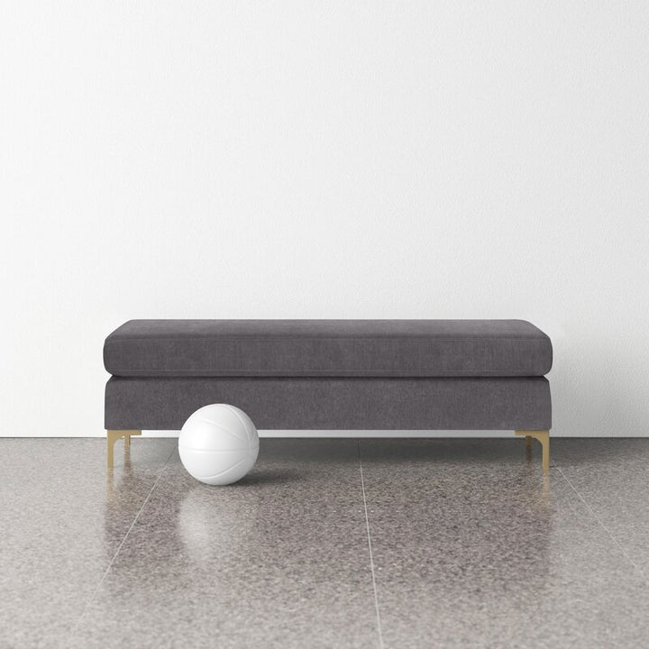 Bay Ottoman | Grey