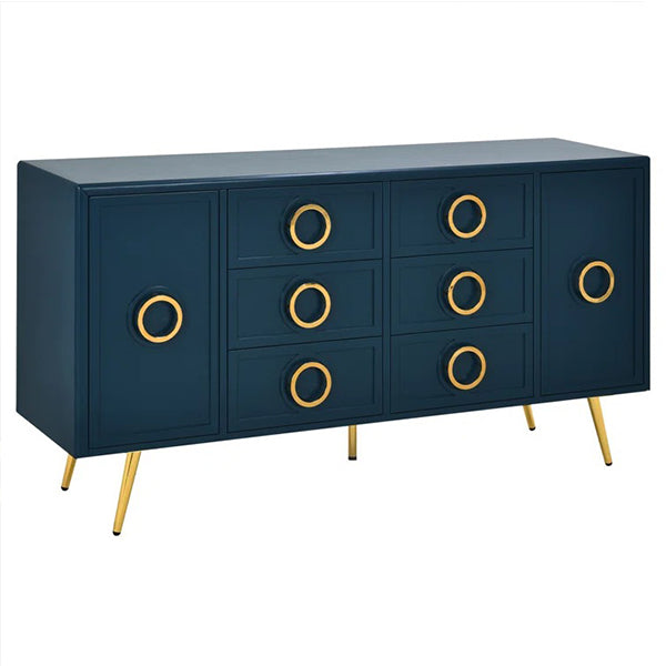 Blueberry Sideboard ín white background