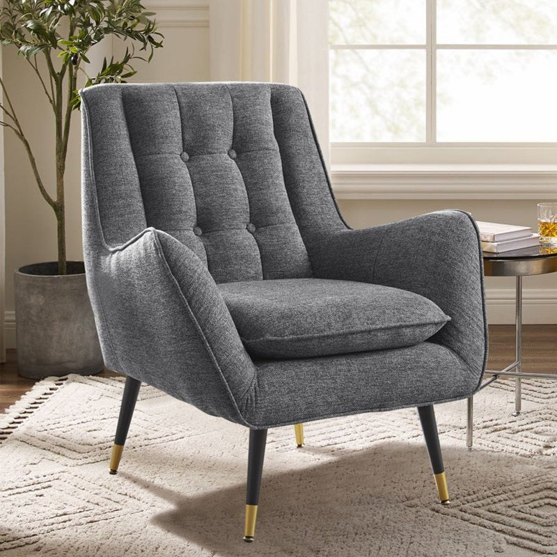 Single seater sofa in grey
