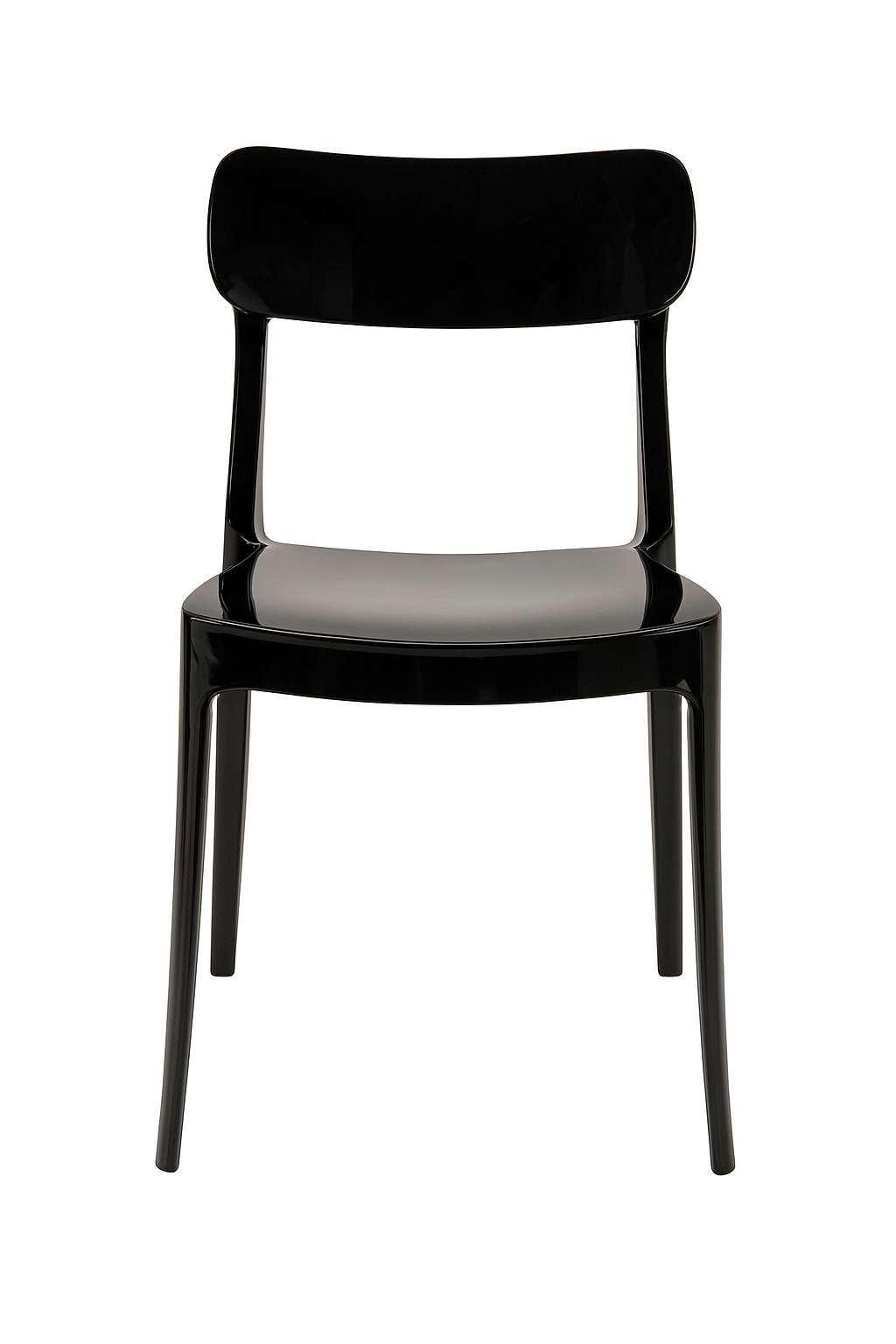 Oksana Acrylic  Chair | Black