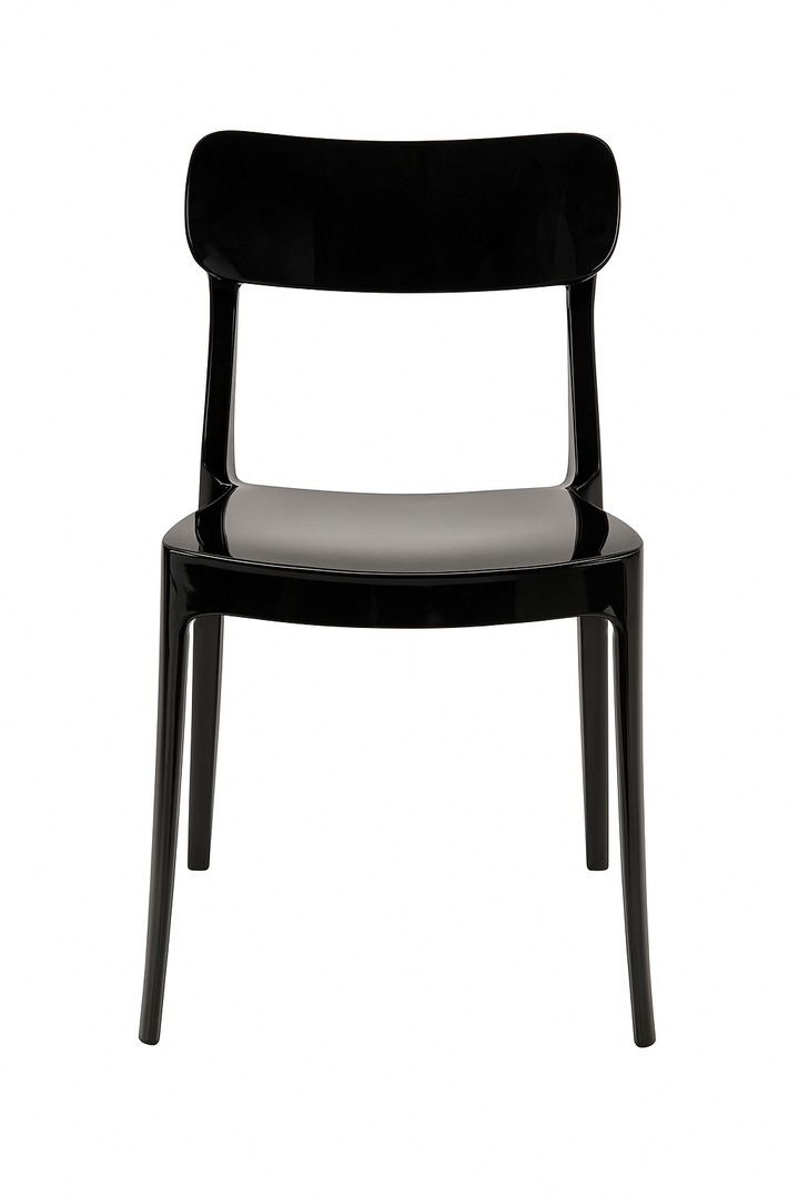 Oksana Acrylic  Chair | Black