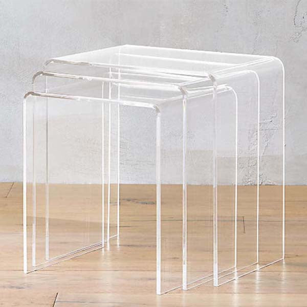 Clear Acrylic Bilty End Table 