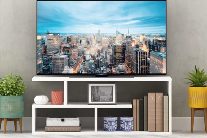 Sample TV Shelves | White