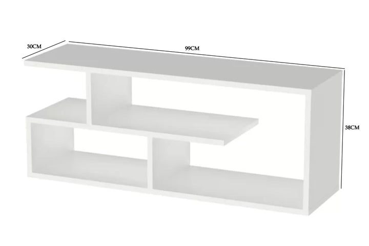 Sample TV Shelves | White