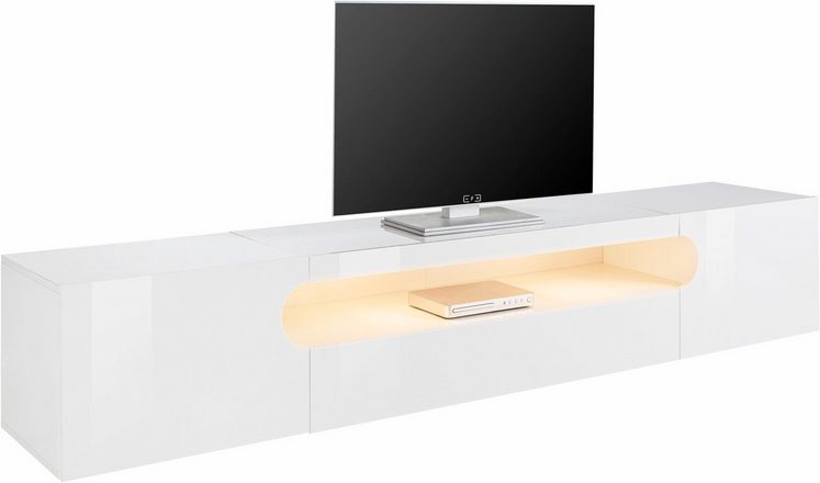 Abstract TV Stand | Medium | White