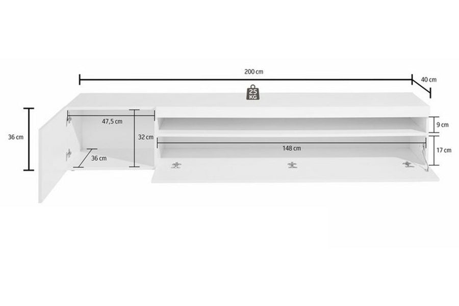 Know TV Stand | Medium |White