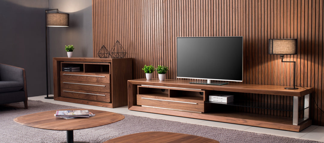 Nicolas TV Stand | Small | Walnut