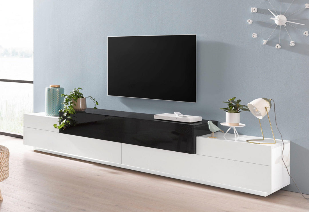 Boat Tv Stand | White & Black