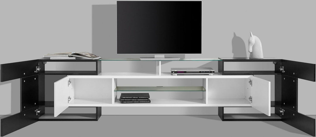 Small Goods TV Stand | White & Black