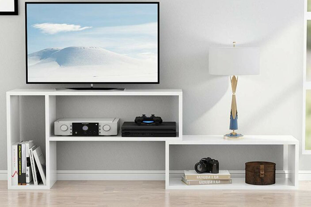 Gun TV Shelves | White