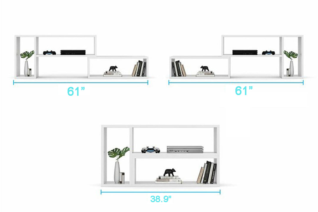 Gun TV Shelves | White